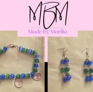 Handmade Bracelet & Earrings